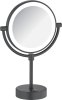 Косметическое зеркало Timo Saona 13276/03 черный матовый (с подсветкой LED)