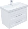 Тумба с раковиной Aquanet Бостон new 80 (Flash) цв.белый сатин